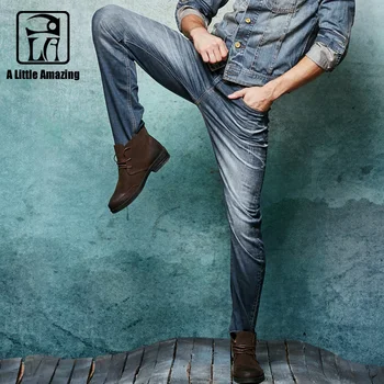 Vyrų slim stretch džinsai tendencija ženklo džinsus vyrams medvilnės ilgai atsitiktinis vyrų kelnės, džinsai pavasario žiemos vyrai džinsai 28-38 dydis pantalones