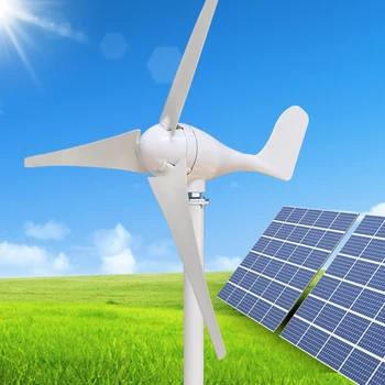 Vėjo hibridinė saulės sistemos 100w vėjo generatorius populiarus, eksporto pardavimai