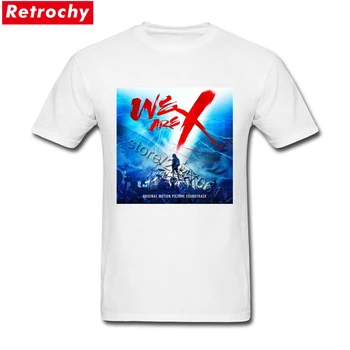 Vėliau Vyrai Japonų Roko Grupė X Japan Albumą Marškinėliai trumpomis Rankovėmis, Pagamintas Tees Vyrų Didelis Rūbų Dydis-T-shirt