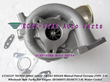 Water Turbo GT2052V 705954 705954-5006S 705954-0006 14411-2W203 144112W203 For NISSAN Mistral Terrano 99- ZD30DTI ZD30ETI 3.0L