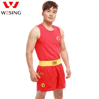 Wesing sanda vienodas dragon spausdinti sanshou nustatyti competetion kick bokso kostiumas patvirtinta IWUF