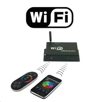WF100 led wifi valdytojas dimeris spalvos temperatūra/rgb juostos rf nuotolinio valdymo 