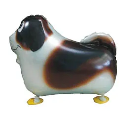 Whosale 50pc skirtingų Karšto pardavimo Dalmatians Buldogas Pug Spalvinga Huagou Aviganis pėsčiomis balionai globos kolbų apdaila