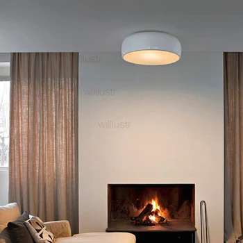 Willlustr Aliuminio lubų lempa, dizainas apšvietimo, valgomasis, svetainė, miegamojo, viešbučio, baras, šviesos, visos 35cm 48cm 60cm baltas juodas