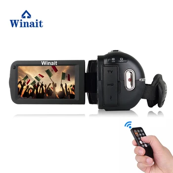 Winait full hd 1080p digital video camera with 10x optical zoom Smile Capture Anti-shake Built-in LED Light