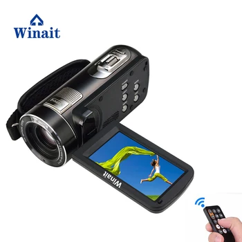 Winait full hd 1080p digital video camera with 10x optical zoom Smile Capture Anti-shake Built-in LED Light