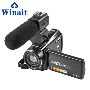 Winait Naujausias 1080P HD Skaitmeninė Vaizdo Kamera 24MP Nešiojamų vaizdo Kamera 16x Skaitmeninis Priartinimas 3.0