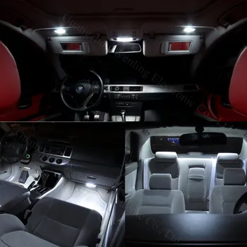 WLJH 18 x Balta Ne Klaida Canbus Automobilio LED Vidaus apšvietimo Paketas Rinkinys, skirtas BMW E92 3 Serijos Kupė 328i 335i 335d 335i M3 2006-2013 m.