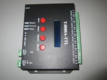 WS2811/WS2812B/WS2813/APA102 led pikselių valdytojas, MAX ratai 8192pcs IC(pikselių)+Maitinimo adapteris