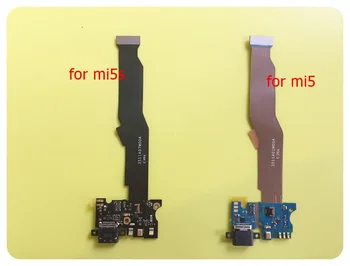 Wyieno Mi5s Mi5 Įkroviklis Flex atsarginės Dalys Xiaomi M5s Mi5s M5 USB Įkrovimo lizdas Juostelės Kabelis su Mic ; 10vnt/daug