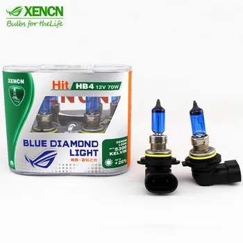 XENCN HB4 9006 12V 70W 5300K Blue Diamond Lengvųjų Automobilių Lemputės Xenon Atrodo Super Balta Rūko Halogeninės Lempos, priekinis žibintas bmw e36