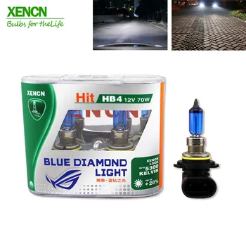 XENCN HB4 9006 12V 70W 5300K Blue Diamond Lengvųjų Automobilių Lemputės Xenon Atrodo Super Balta Rūko Halogeninės Lempos, priekinis žibintas bmw e36