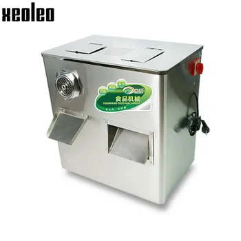 Xeoleo Komercinės mėsmalė Dvigubą funkciją Mėsos Slicer Stainlesss plieno 2200W Šlifavimo&Gabaliuką Mėsos mašina Mėsą Supjaustyti mašina