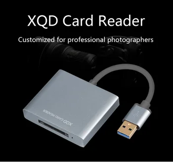 XQD 2.0 USB 3.0 Kortelių Skaitytuvas, Didelis Greitis Aliuminio Lydinio Flash Atminties Kortelės Skaitytuvas Sony 