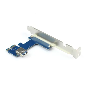 XT-XINTE PCIe 1 iki 4 PCI Express 1X laiko Tarpsnių Riser Card Mini ITX Išorės 4 PCI-e Slot Adapter PCIe Port Multiplier Kortelės