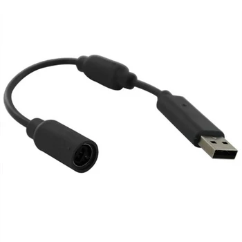 Xunbeifang 100vnt daug USB Atsiskyrusių Kabelis Nutraukti Kabelis Su Filtru, Skirtas Xbox 360 Juoda