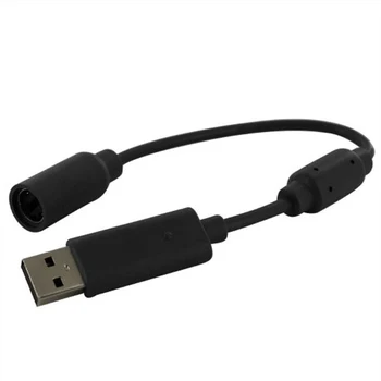 Xunbeifang 100vnt daug USB Atsiskyrusių Kabelis Nutraukti Kabelis Su Filtru, Skirtas Xbox 360 Juoda