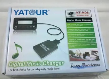 Yatour Automobilio Audio mp3 grotuvas YTM06 Toyota Lexus Scion Skaitmeninės Muzikos Automobilinis CD Keitiklis USB SD AUX adapteris