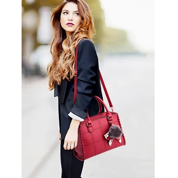 Yeetn.H mados moterų pu leahther rankinėje aukštos kokybės pečių maišą withe šalikai moteris pledas krepšys maišeliu M5050
