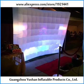 Yijia LED pripučiami aštuonkampis photo booth salono sienos talpyklos