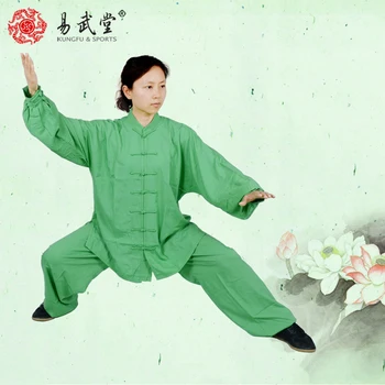 Yiwutang Kung fu vienodos kovos menų kostiumas , 98%medvilnės, moterų/vyrų,long sleeve/trumpas rankovės,Pavasario,Vasaros,Rudens