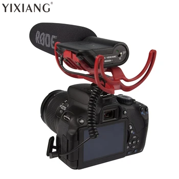 YIXIANG agentas Rode VideoMic Dėl Kamera, Montuojamas Karabinai Mic Mikrofonas Canon T3i 5D2 60D 7D 70D 5D3 Nikon D800 D600 D700