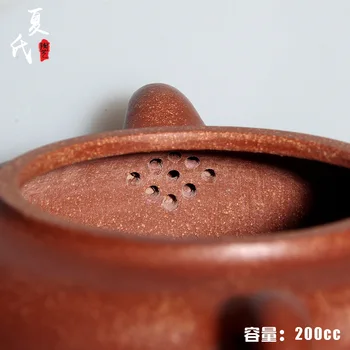 Yixing arbatinukas originali žinomų rankų darbo arbatinukas rūdos šlaito purvo Kung Fu Arbatos puodą 021