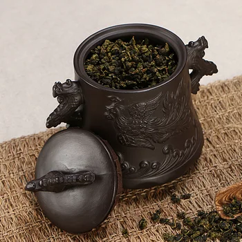 Yixing Yixing keramikos arbatinukas autentiškas rankų darbo arbatinukas boutique didelį puodą arbatos Pu'er arbatos dėžutė cilindras