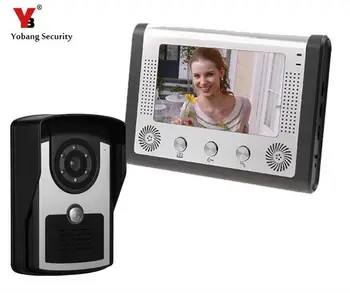 Yobang Saugumo Vaizdo Domofonas Doorphone IR Vandeniui atsparus Kameros Stebėti Rinkinys, skirtas Namų Saugumo 12 Rūšių Doorbell Žiedai Durų aš
