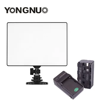YONGNUO YN300 Oro 3200k-5500k YN-300 oro Pro LED Vaizdo įrašo Šviesa NP-F750 Baterija ir Kroviklis Canon Nikon