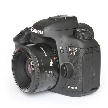 YONGNUO YN50mm Objektyvas fiksuoto židinio EF 50mm F1.8 AF/MF lęšis, didelę Diafragmą Auto Fokusavimo Objektyvas Canon EOS 60D 70D 700D DSLR Fotoaparatas