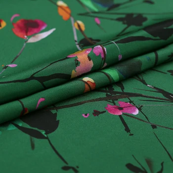 Yu jie xiang čing skaitmeninis spausdinimas natūralaus šilko krepo DE chine audinio suknelė tissus as metrų tela tecidos metro pigūs DIY