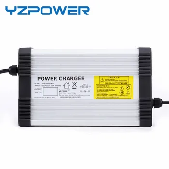 YZPOWER 50.4 V 6.5 A. 7A 7.5 A 8A Elektros Energijos Ličio Lypomer Li-Ion Baterijos Įkroviklio 44.4 V Ebike Chargeur Krūva