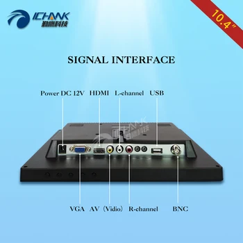 ZB104JC-V59/10.4 colių 800x600 4:3 VGA USB HDMI signalą, pramonės, medicinos keturių vielos varža touch monitor LCD ekranas;