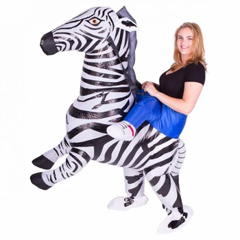 Zebra Pripučiami Cosplay Kostiumai Suaugusiems Važinėti Gyvūnų Naujovė Žaislų Helovinas Kalėdų Karnavalas Šalies Pinto Fancy Dress UP