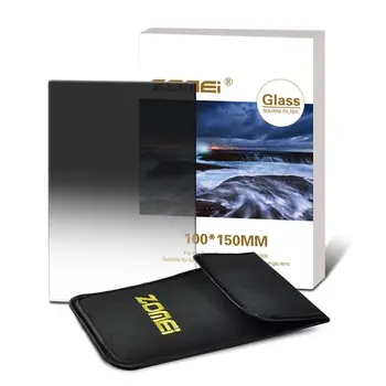 ZOMEI 150 100mm Camera Filter Import Optical Glass Square Gradual Neutral Density ND2 4 8 Filter for Cokin Z DSLR