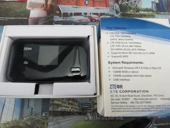 ZTE MF93E 4G LTE FDD 100Mbps & TDD 68Mbps Dual-Mode Kišenėje Plačiajuosčio ryšio Maršrutizatorius