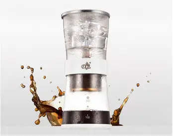 Šaltas Užvirinti Kavos Dripper Reguliuojamas Ledo Lašelinę Dripper su Stiklo Grafinas Kavos Aparatas Kaista Filtras Puodą