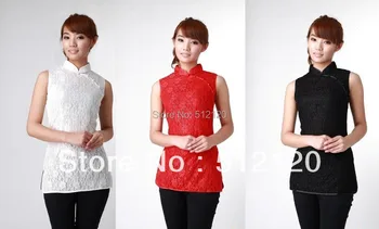 Šanchajaus Istorija pardavimas naujų aukštos kokybės tradicinis kinų drabužių cheongsam viršų moteris Nėrinių Rankovių cheongsam viršų