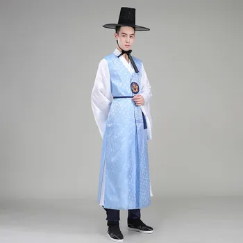 Šilko Stačiatikių Korėjiečių Tradicinių Kostiumų Vyrų Korėjos Karališkosios Vestuvės Kostiumas Satino Vyrų Hanbok Korėjos Kostiumas Tautinių Drabužių 18