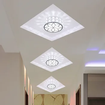 Šiltai Balta LED kristalų lubų lempa Šalta Balta eilėje lubų dekoratyvinis apšvietimas Embeded / Paviršiaus sumontuoti šviestuvai ingdoor apšvietimas