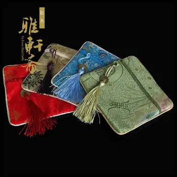 [šimtą metų] ant rankų su brokatas maišelio užtrauktukas papuošalai, aukso brokatas maišas maišas atitikimo apyrankės karoliukai karoliukai