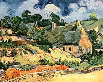 Šiuolaikinio meno stovykla namai pagal Vincento Van Gogho paveikslų kambarį Rankomis dažyti Aukštos kokybės