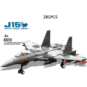 Šiuolaikinių karinių ww2 V-22 Osprey F-15 eagle kovotojas J15 J-20 sraigtasparnis building block modelis pasaulinio karo oro pajėgų duomenys žaislai