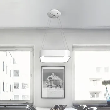 Šiuolaikinių led Kvadratinių Sieniniai šviestuvai Lampe Lamparas už Virtuvės, Valgomasis Kambarys, Pakabos Šviestuvas Moderne Lempos Kabo Lempa