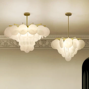Šiuolaikinių LED Sieniniai šviestuvai Europos Balto Aukso Kabo Pakabukas Lempos, Namų Patalpų Apšvietimas, Šviestuvas, Šiaurės šalių Meno Droplight D65cm/86cm