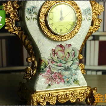 Šiuolaikinė mada aksesuarai, Namų Dekoravimo laikrodis laikrodis laikrodis continental retro amatų papuošalai
