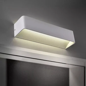 Šiuolaikinės Aliuminio led sienos lempos vonios veidrodis šviesos sconce miegamojo, svetainės šviestuvas lamparas de sumalti apšvietimo šviestuvas