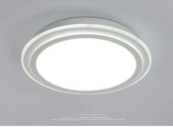 Šiuolaikinės Balta / Šiltai LED Geležies Akrilo Turas Šviesos Paviršiaus Sumontuoti su nuotolinio RGB Dimerable Lamparas de techo deckenleuchten
