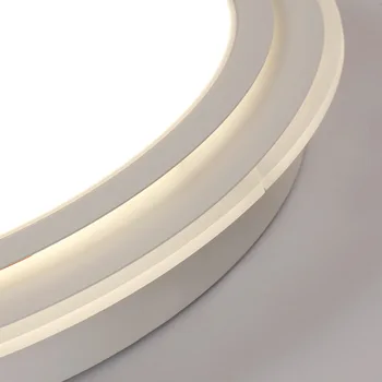 Šiuolaikinės Balta / Šiltai LED Geležies Akrilo Turas Šviesos Paviršiaus Sumontuoti su nuotolinio RGB Dimerable Lamparas de techo deckenleuchten